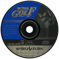 Actua Golf JP Sega Saturn JP box art